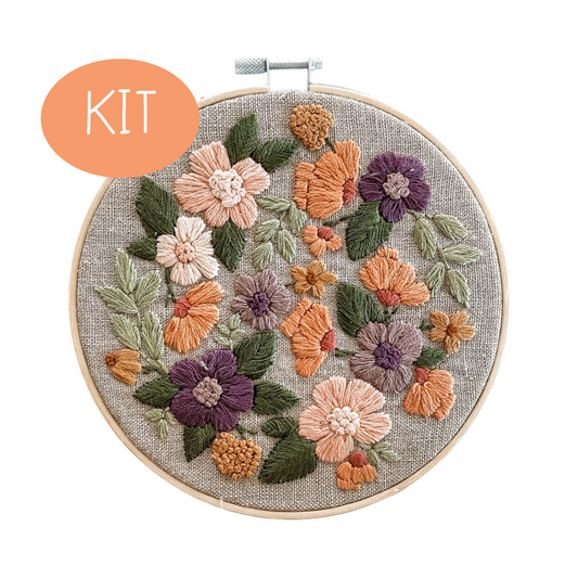 Beginner Embroidery Kit  Desert Sunset – r3velthreads