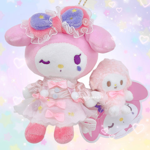 My Melody LAS VEGAS Plush 4 w/ Strap - Dress