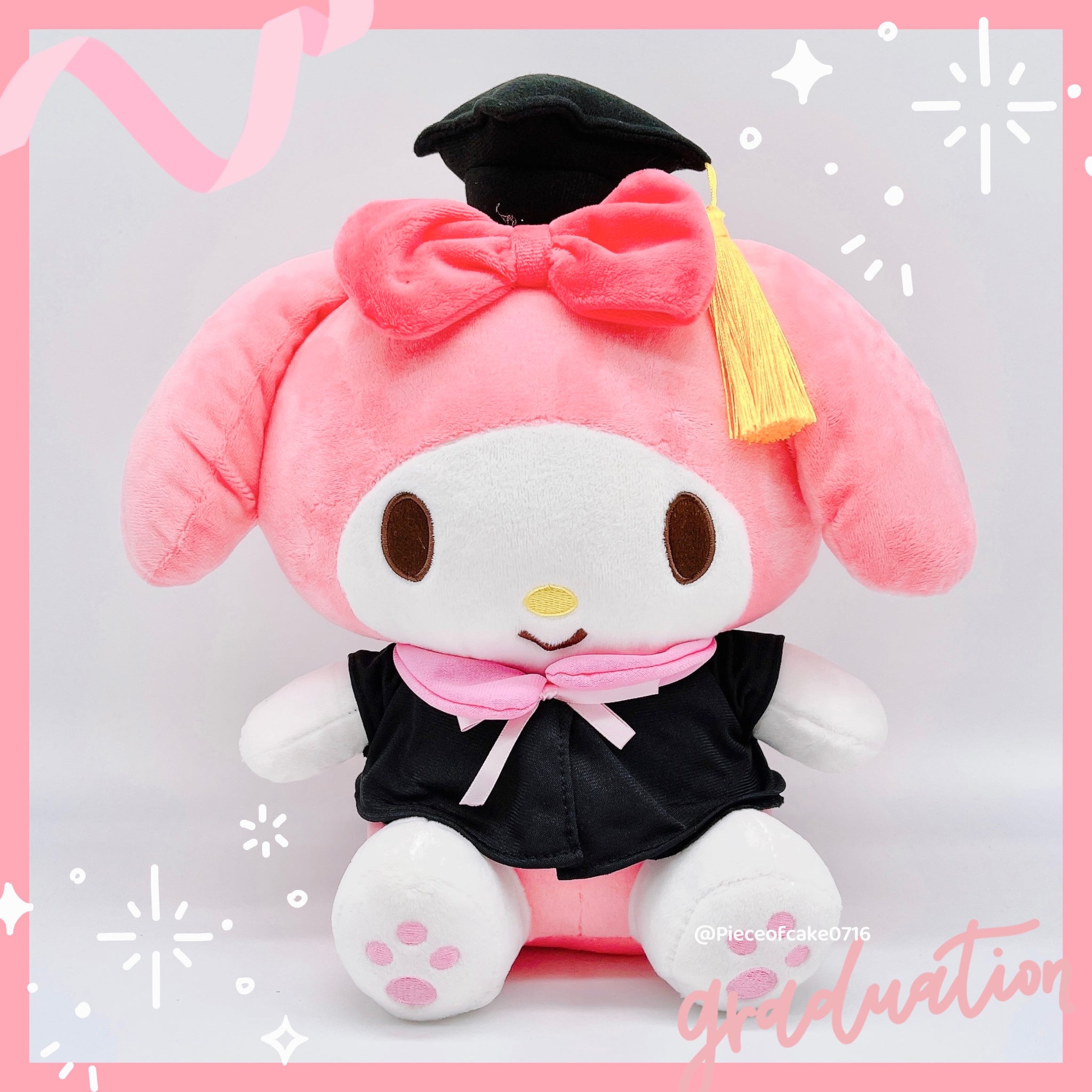 my melody graduation plush