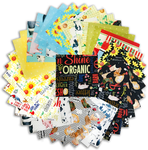 108 5 PreCut Quilting Squares ~ Charm Pack ~ Grunge Blender Fabric ~  Colorful - Simpson Advanced Chiropractic & Medical Center