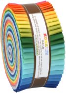 Kaufman Kona Cotton Pre-Cuts 40 Piece Roll Up 287 40 - Summer 13 New Colors
