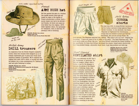Gurkha pants history