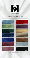 Load image into Gallery viewer, Velvet Swatch Card
