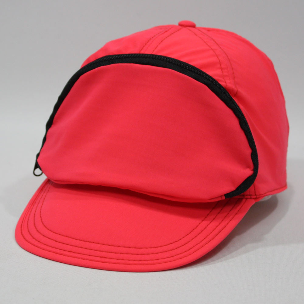 Cap Sac Adjustable Cap with Pocket Flame Red - Ooh La La Factory