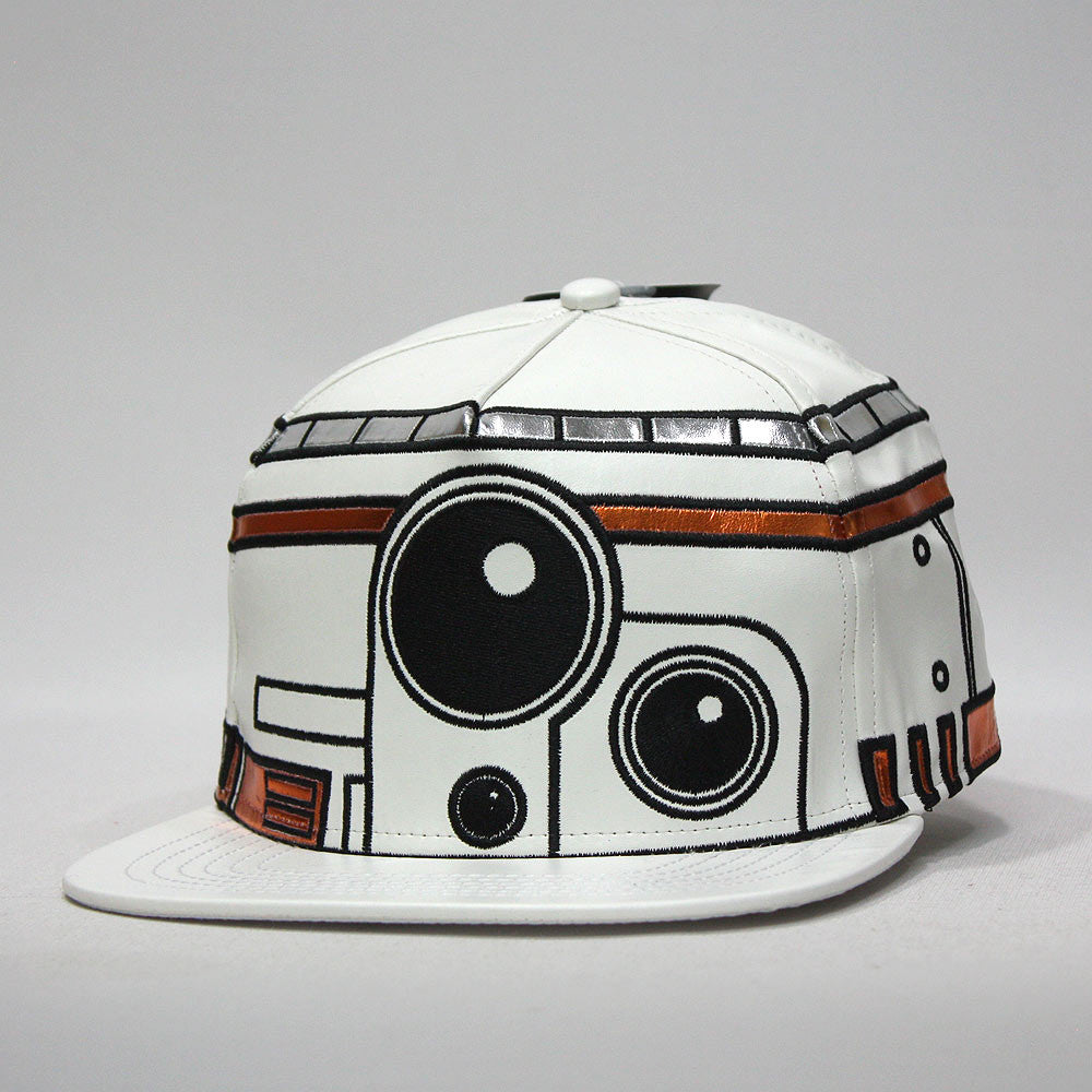 Star Wars Episode 7 BB8 Big Face Flat Brim Snapback Baseball Cap - Ooh ...