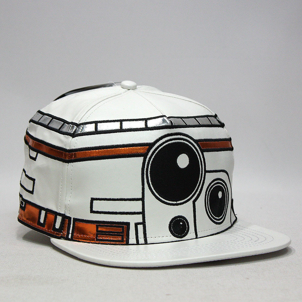 Star Wars Episode 7 BB8 Big Face Flat Brim Snapback Baseball Cap - Ooh ...