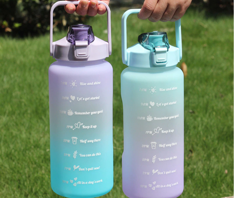 Botella de agua motivacional 2 litros deportiva - SD MED