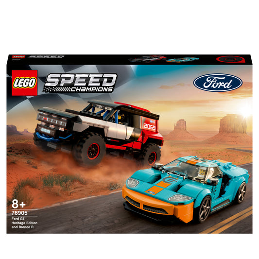 LEGO 76905 Speed Champions Ford GT Heritage Edition und Bronco R