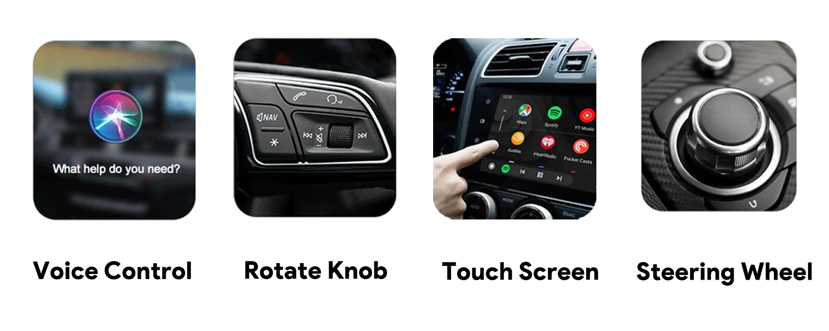 Carlinkit A2A Compatible with the original car microphone