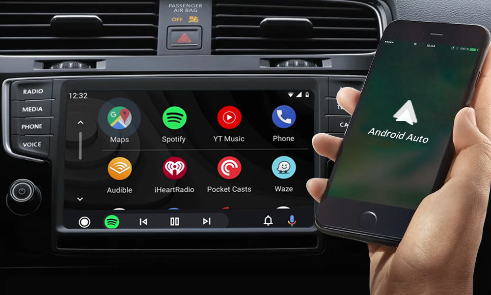  CarlinKit Wired CarPlay Dongle Android Auto for Car Radio with  Android System Version 4.4.2 and Above, Install The AutoKit App in The Car  System, Dongle Connect The Car's AutoKit App to