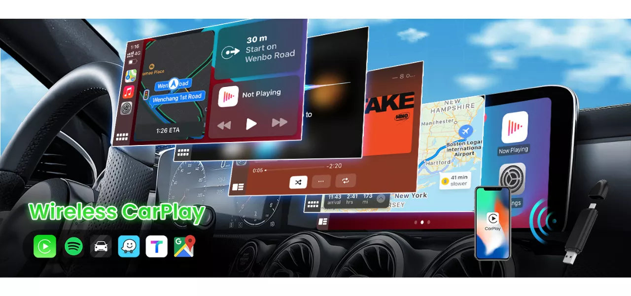 Carlinkit Mini SE Wireless Apple CarPlay Features