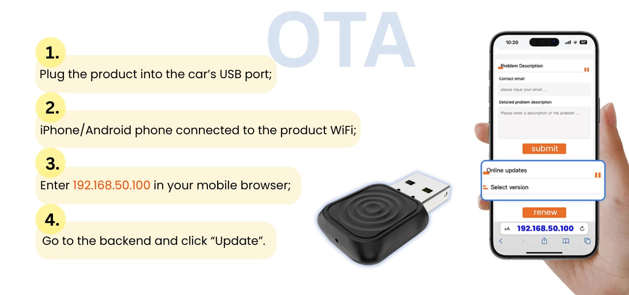 Carlinkit Mini Ultra OTA Upgrade