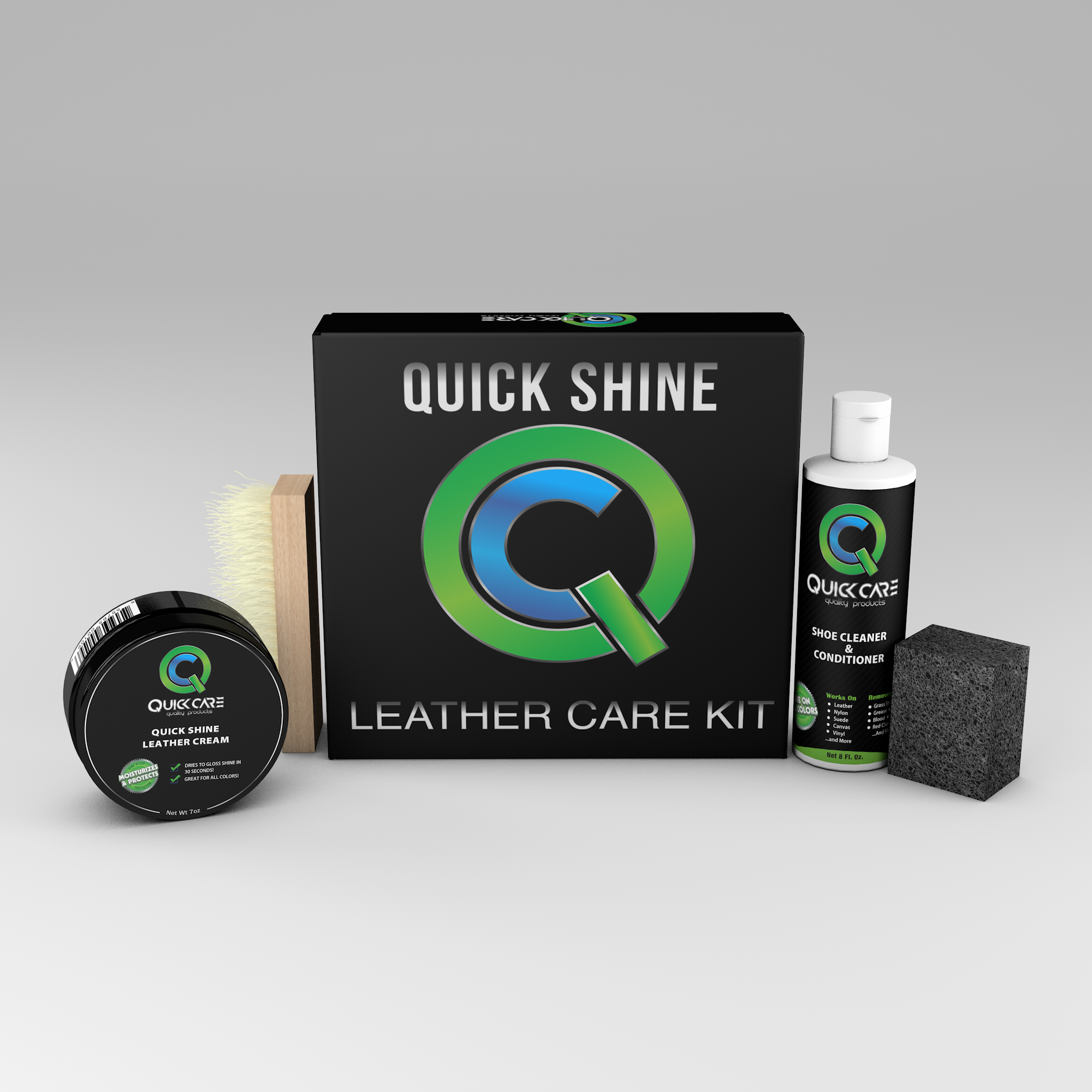 Quick Shine Leather Care Kit – quickcareproducts