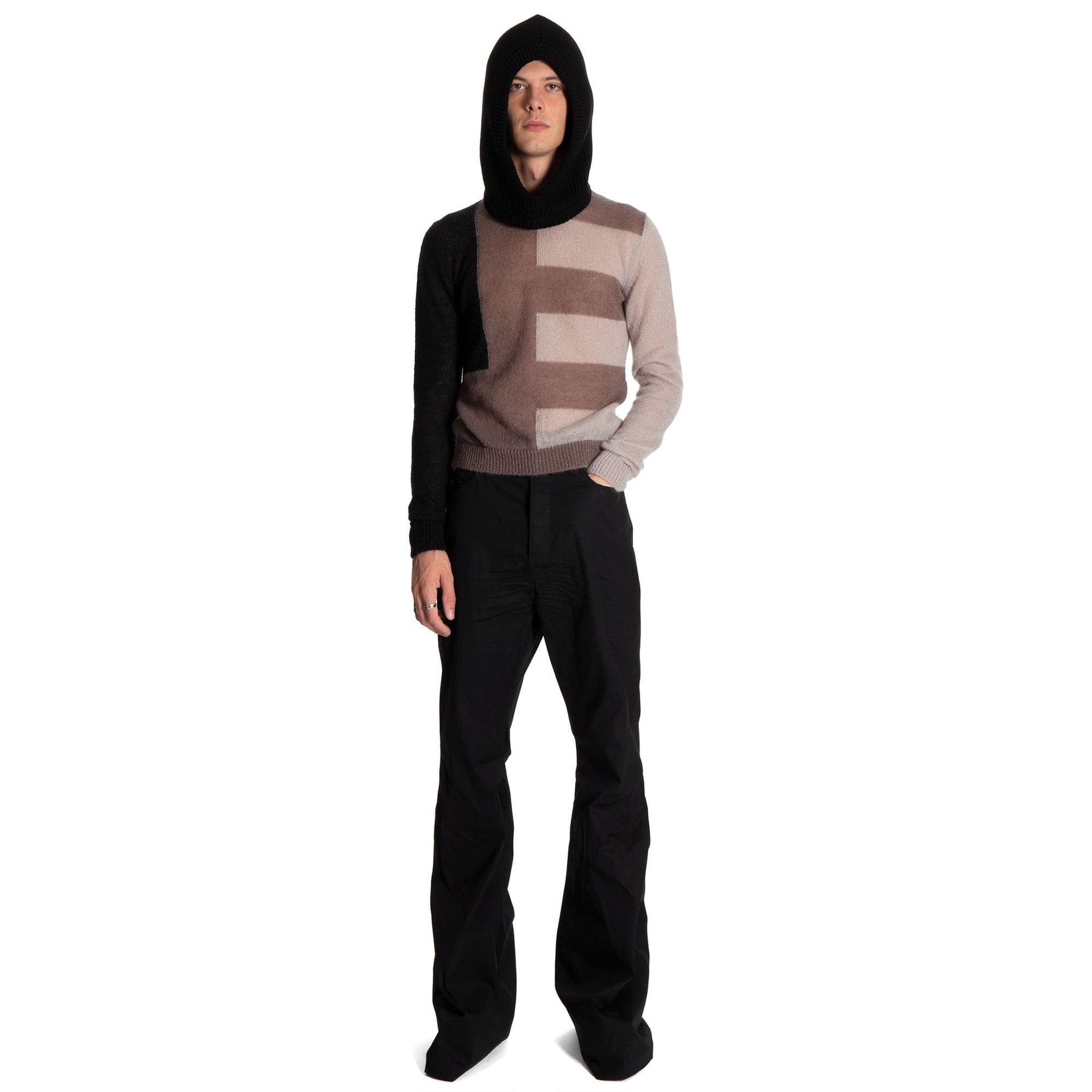 Vrients.com | Rick Owens Knitwear Biker Round Neck Sweater