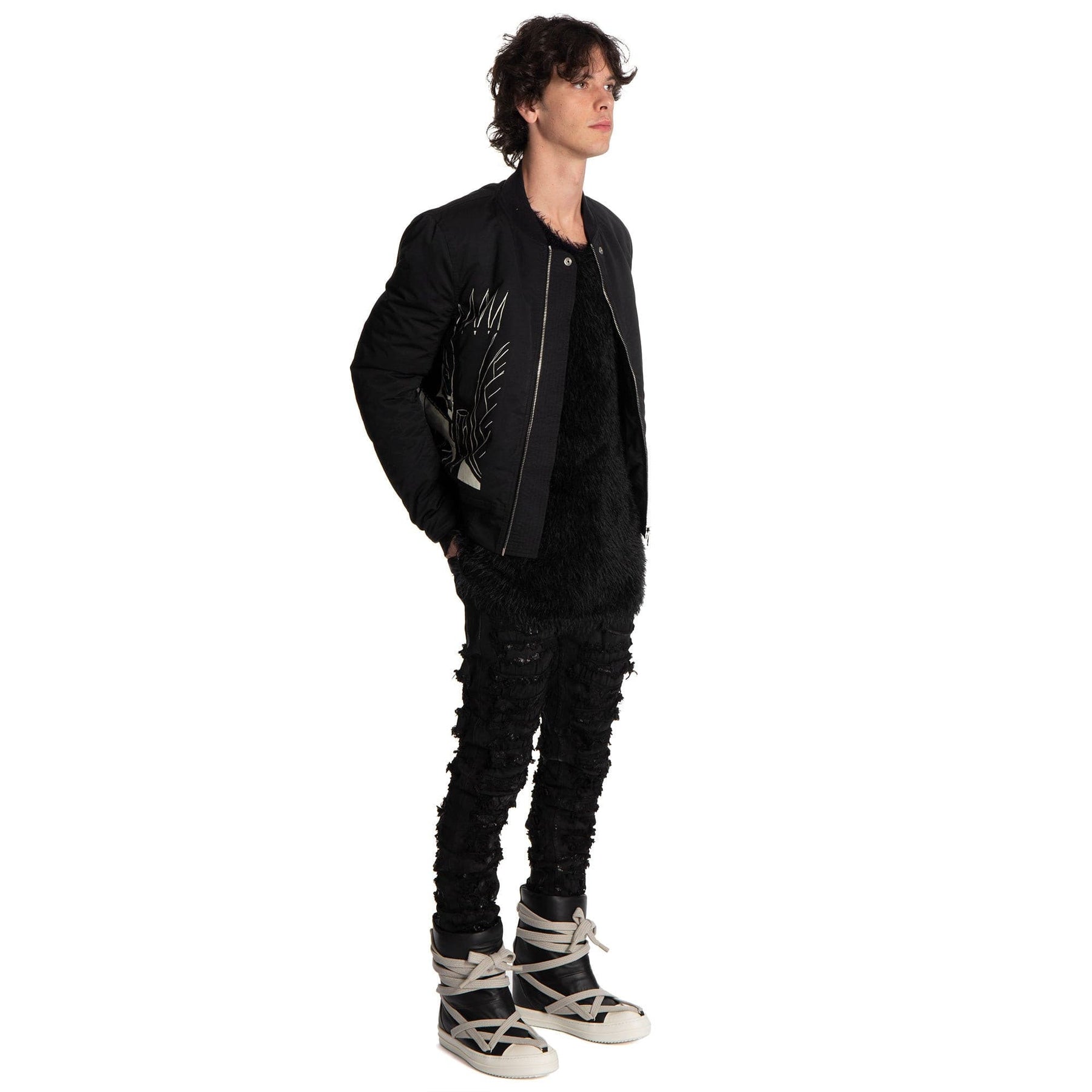 Rick Owens20FW tyrone slit cut