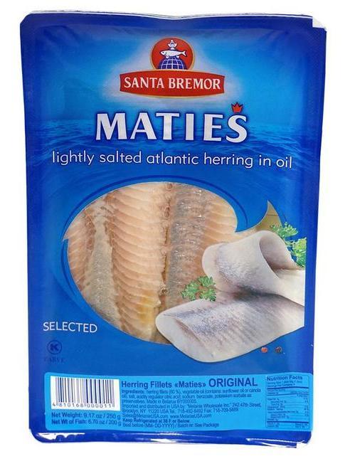 NORD PORT Lightly Salted Atlantic Herring Fillet in Oil