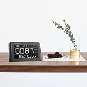 Temtop M1000 Indoor Air Quality Monitor Tabletop