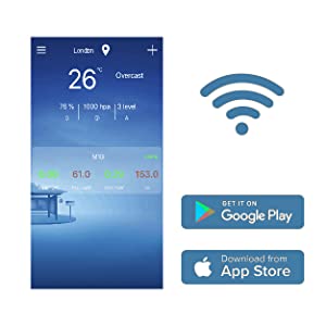 Temtop M10i WiFi Air Quality Monitor IOS and Android APP