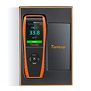 Temtop P600 Air Quality Monitor Easy Button-press Design
