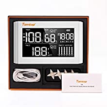 Temtop P20 Air Quality Monitor Multiple Mounting Way