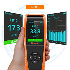 Temtop P600 Air Quality Monitor New Histogram Function