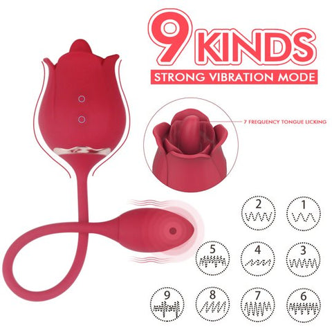 Red Rose Tongue Lick Stimulator ootyemo-d914.myshopify.com
