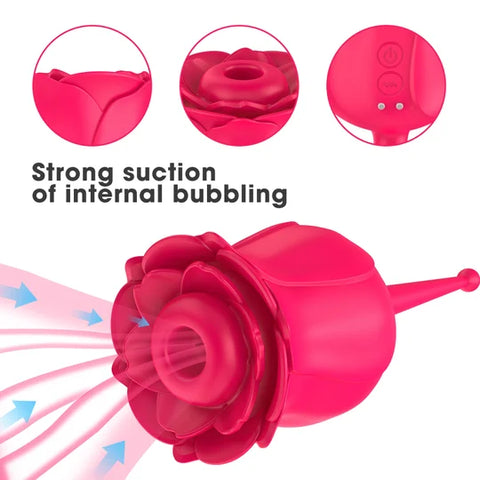 Rose Vibrator - Sucking Vibration ootyemo-d914.myshopify.com