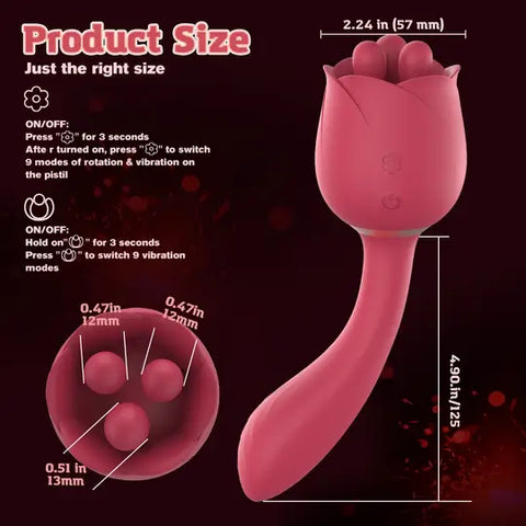 Rose Clitoral Vibrator for Women ootyemo-d914.myshopify.com