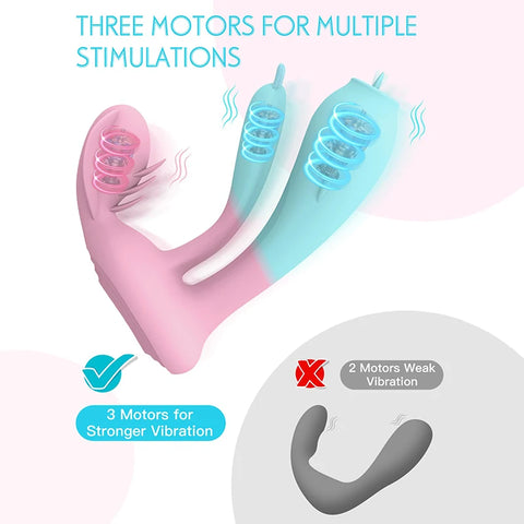 Dual_Color_Triple_Head_Wearable_Vibrator_1