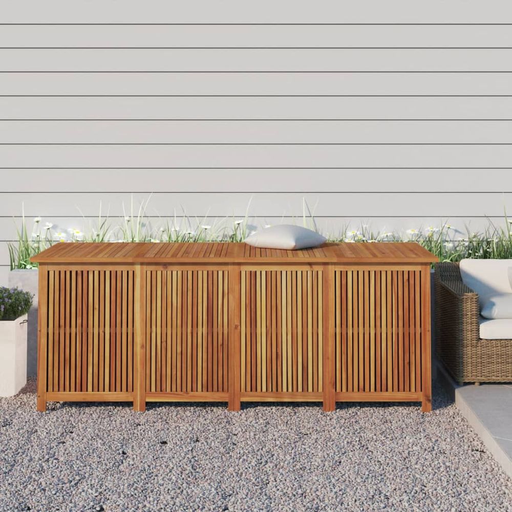 Garden Storage Box 76x42.5x54 cm Solid Wood Pine