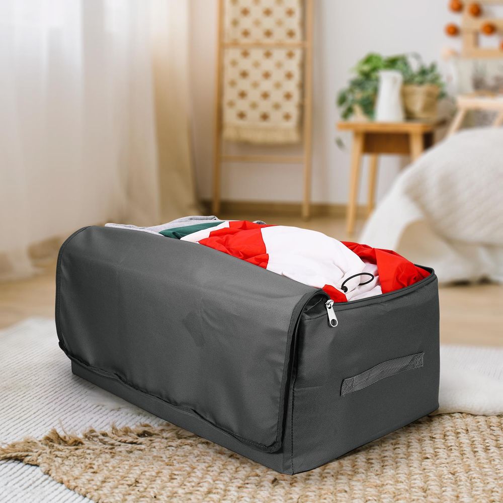 Vinsani 2pcs Clothes Storage Bags Organiser Huge Capacity Wardrobe