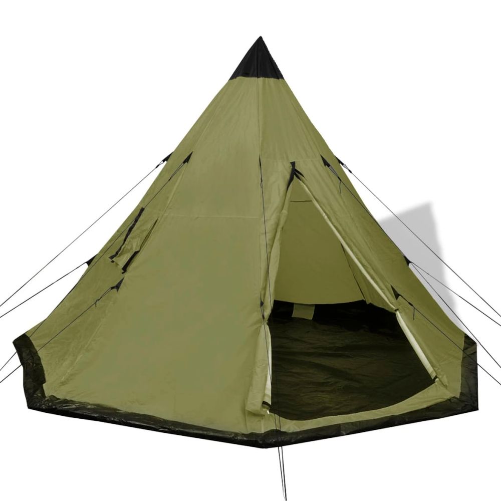 Openlijk Verkleuren Oppervlakte Four People Tent Camping Outdoors Vacation with Bag | anydaydirect