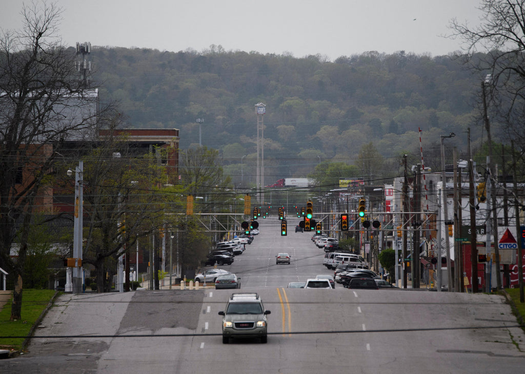 A gloomy day in Bessemer, Alabama.