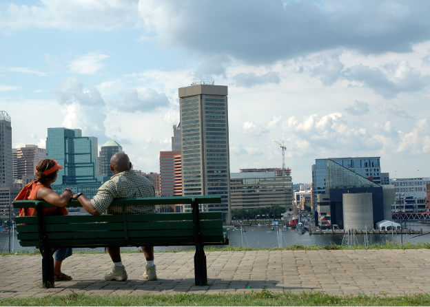 Skyline of Baltimore, Maryland