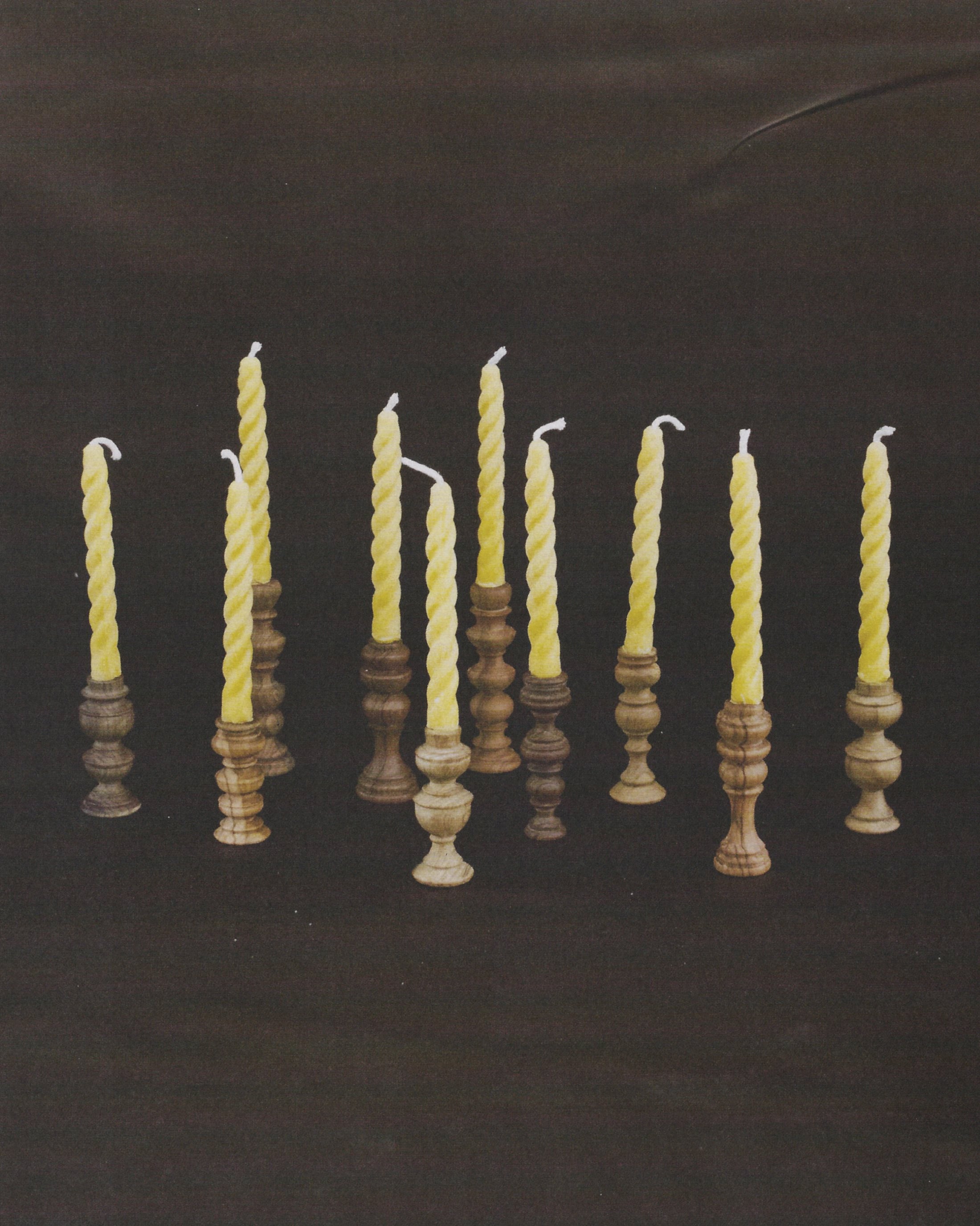 Turned Candlesticks