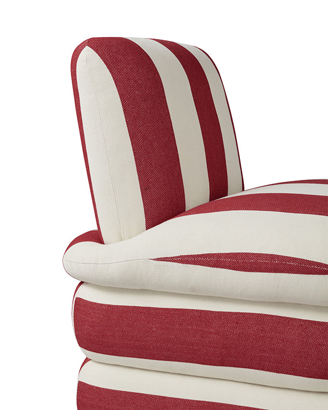 Pillow Chair - Red Cabana Stripe