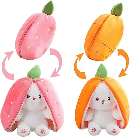 Strawberry and carrot versions of the Bunny Stuffed toy.