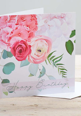 Image of Happy Birthday Precious Petals Greetings Card