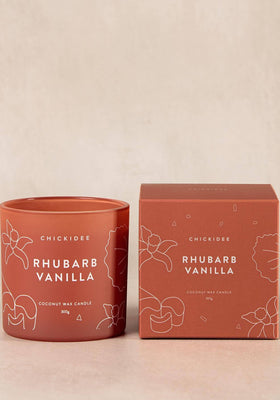 Image of Rhubarb Vanilla Scented Eco Candle
