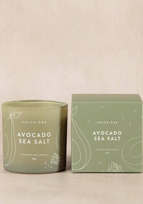 Image of Avocado Sea Salt Scented Eco Candle