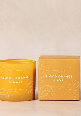 Image of Blood Orange & Goji Scented Eco Candle