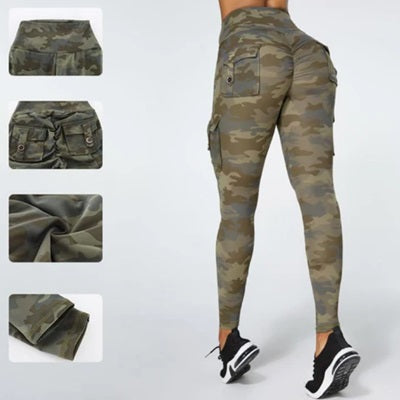 Calça Legging Camuflada - Pasaler Cargo