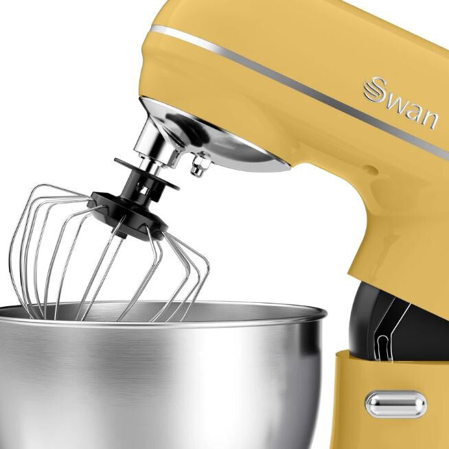Swan Retro SP21060YELN Stand Mixer with 4 Litre Bowl - Yellow