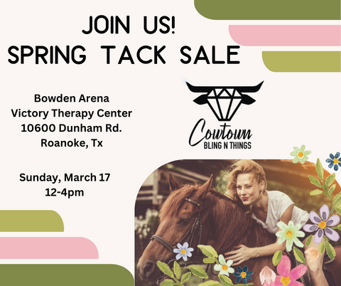 victory therapy center tack sale flyer