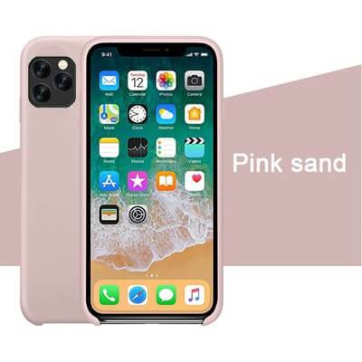 iphone 11 pro max pink silicone case