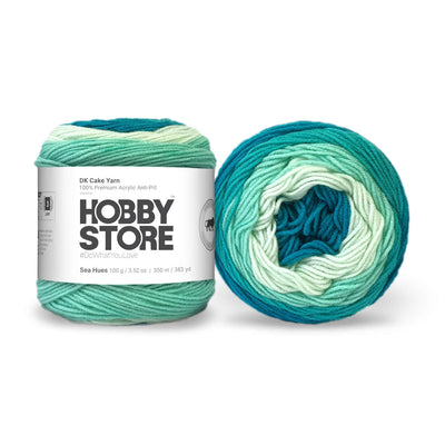 DK Anti-Pill Cake Yarn by Hobby Store - Sea Hues 4004, Magic Needles