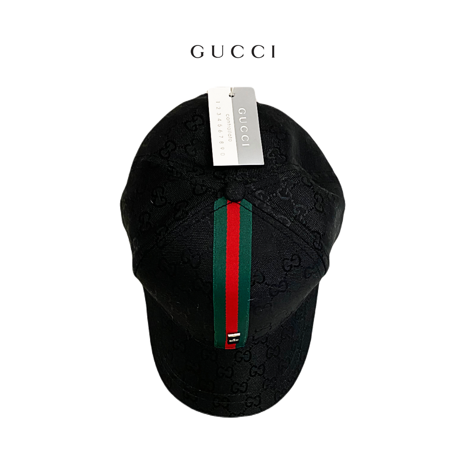 Gorra Gucci Negra Listón – Shalom Bags