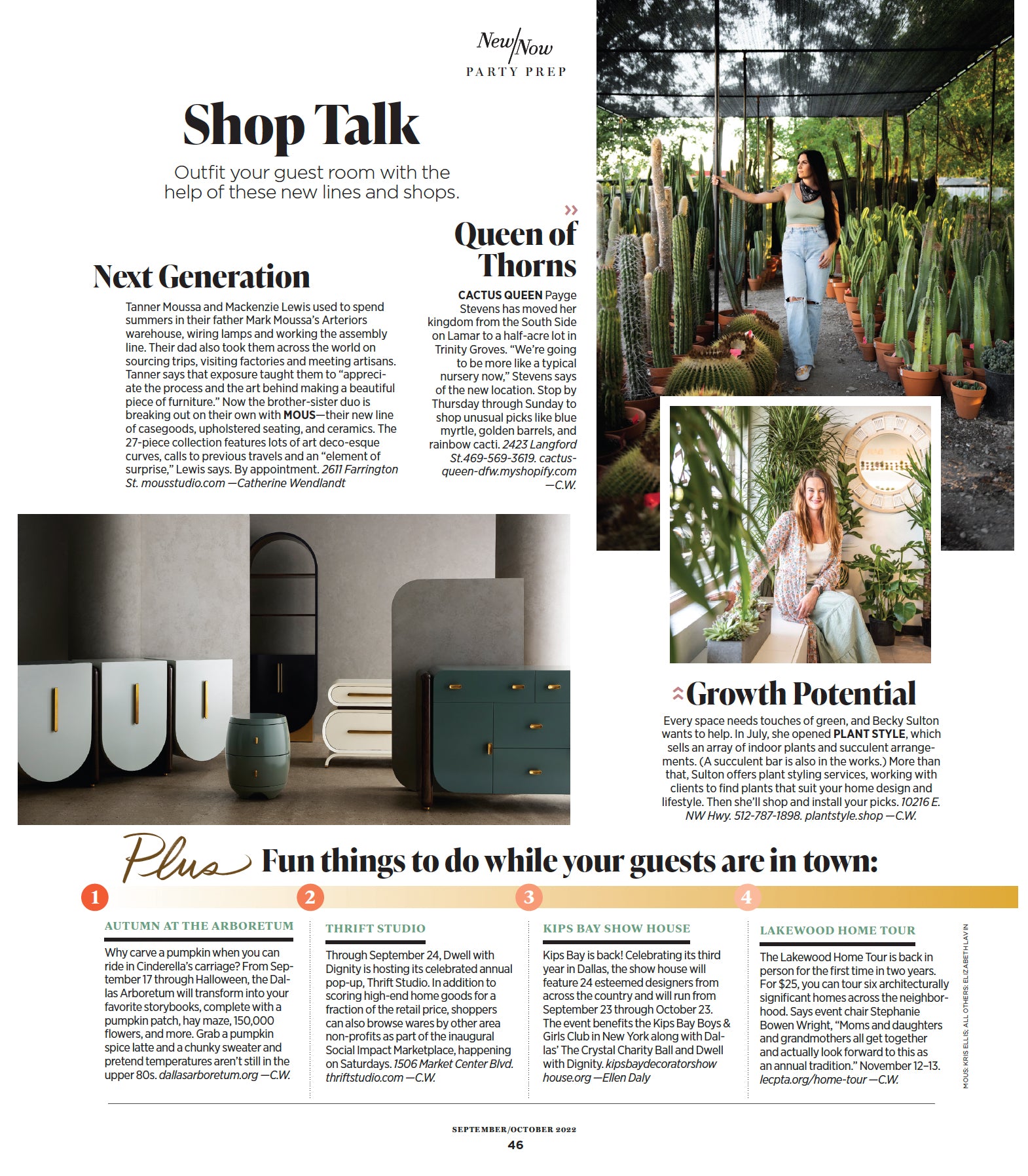 MOUS - Featured in "Shop Talk" DHome Magazine