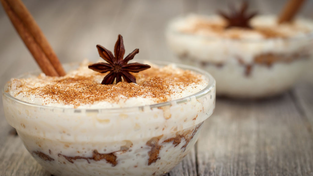 Portuguese rice pudding