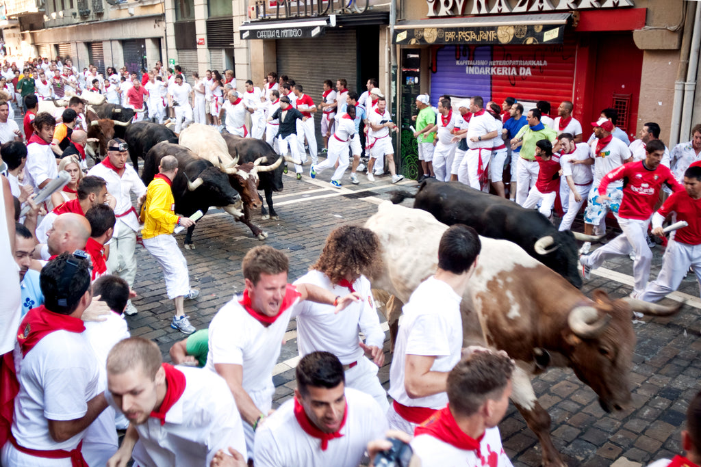 Weird festivals of Spain - Bull running Pamplona